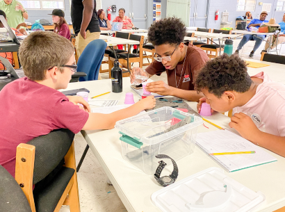  NPS kids at summer camp